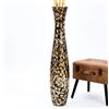 Leewadee Vaso da Terra Grande 105 cm Legno di Mango Pampas & Fiori Secchi