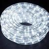 BAKAJI Tubo Luminoso 180 Luci LED Bianco Freddo 10 Metri, con Controller 8 Funzioni, per uso Interno ed Esterno