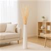 Leewadee Vaso da Terra Grande 85 cm Legno di Mango Pampas & Fiori Secchi