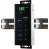 EXSYS Hub USB EXSYS EX-1187HMVS-WT hub di interfaccia 3.2 Gen 1 (3.1 1) Type-B 5000 Mbit/s Nero [EX-1187HMVS-WT]