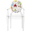 Kartell - Poltrona bambini Kids - Trasparente - policarbonato - Designer Philippe Starck