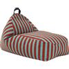 NOBODINOZ - Pouf bambini Bliss - Rosso - Polistirolo espanso