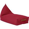 NOBODINOZ - Pouf bambini Oasis - Rosso - Polistirolo espanso