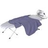 Honey Can Do Asse da stiro pieghevole da tavolo con poggia ferro BRD 09222 blu, 32a L x 12a W