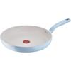 Lagostina Brezza, Padella Antiaderente Ø 30 cm, Rivestimento Mineralia, Indicatore di Calore Thermo-Signal, Manico Rivettato, Compatibile con Induzione