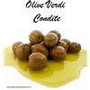 Essenze di Sicilia Olive Schiacciate Nocellara Condite di Sicilia, Senza Peperoncino