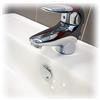 Fischer Copertura Foro Troppo Pieno TTP Cromato, Coperchio Adatto per Lavabi, Lavandini e Bidet, per Bagni e Cucine, 551885