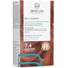 BIOCLIN Bio-Colorist Colorazione Permanente Capelli Biondo Rame 7.4 - Senza Ammoniaca - Con Olio di Argan - Copertura Capelli Bianchi - Colore Naturale e Brillante