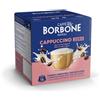 Caffè Borbone Cappuccino Zero - Zero Grassi, Zero Zuccheri, Zero Glutine - 16 Capsule - Compatibili con macchine ad uso domestico Nescafè®* Dolce Gusto®*