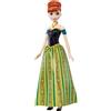 Mattel Disney giocattoli Frozen, bambola Anna Oggi, per la prima volta con look celebre che canta `Oggi, per la prima volta` in 4 lingue: Inglese, francese, tedesco, italiano,Mattel,Eta 3+