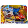Mattel Hot Wheels City,Bisarca con due veicoli inclusi, Ultimate dual dragon transporter,Mattel,Eta 4+