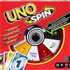 Mattel UNO Spin, versione dell`iconico gioco con spinner e nuove regole, carte speciali per girare la ruota con diversi comandi,,Mattel,Eta 7+