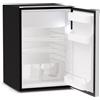 Vitrifrigo C130L CHR Frigo-Freezer, Porta singola, 130 Litri, Grigio, Luce LED, Vent Position, A x L x P 76.7x52.5x56.5 cm