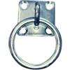 Pferdelinis Anbindering | Collegamento cavallo, bestiame | Gancio di fissaggio per viti | Piastra oculare in acciaio inox massiccio (1 x ancoraggio)