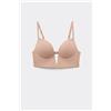 Tezenis Reggiseno Push-up Imbottito Scollo A V Donna Naturale