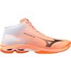 MIZUNO scarpe MIZUNO Wave lightning pro mid corallo/bianco