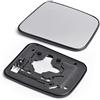 Qwertfeet Vetro Specchietto Retrovisore Riscaldato per Nissan Pick-UP 1998-2005/Navara D22 97-15/PATROL Y61 97-13, Sinistro Destro Lato Esterno Specchio Piastra, Right-White