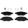 FERODO Kit pastiglie freni Anteriore non predisposto per visualizzazione avviso usura con accessori FDB1378 Compatibilità con PEUGEOT 206 2 volumi/Coda spiovente 2A/C 206+ Hatchback 2L, 2M, CITROËN
