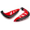 Alchemy Parts Moto Paramani con Frecce LED & Luci Diurne - Rosso - DRL Adventure Moto Strada Moto Quad Trike