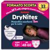Huggies Drynites Pannolini Bambina, Taglia XL (48-60 Kg), Mutandine assorbenti, 13-19 anni, 33 Pz