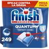 Finish Quantum Infinity Shine Pastiglie Lavastoviglie, 249 Capsule, per una Pulizia Profonda e Stoviglie Brillanti