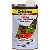 Xyladecor TEAK OIL Olio per Legno Protettivo Idrorepellente formula nutriente Anti Sfogliamento adatto per tutti i tipi di legno, Esterni ed Interni su mobili di casa e attrezzature giardino INCOLORE