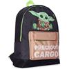 Star Wars The Mandalorian Baby Yoda Precious Cargo - Zaino per bambini, colore: nero, Nero , Taglia unica