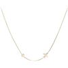 WearTravelers Collana con Aereo e Cuoricino Luminoso in Argento 925 semplice e leggera - Idea Regalo per Donna Viaggiatrice - Prodotto Made in Italy - Modello Oslo (Oro)