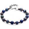 S'Agapõ Bracciale Uomo in Acciaio e Pietre Naturali | Collezione Riot - SRT24