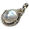 Art Gecko Pendente In argento Sterling 925 con pietra di luna (MSP2402161)