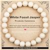 AD Beads - Braccialetto fatto a mano da 4 mm, 6 mm, 8 mm, 10 mm, pietra naturale per la pace e la tranquillità, meditazione, yoga, guarigione e energia, regalo unisex, 6 mm, pietra