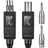 PASIVOLE Sistema Microfonico Wireless UHF, Trasmettitore e Ricevitore XLR Wireless per Microfono Dinamico, Microfono Condensatore, Mixer audio, Sistema PA