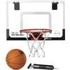 SKLZ Pro Mini Canestro Portatile Basket Hoop con bordo pieghevole per porta
