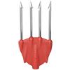 SEAC Killer, Fiocina a 4 Punte Pesanti in Acciaio ad Alta Resistenza Unisex Adulto, Rosso, Standard