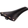 Selle San Marco REGAL Le Rino - Sella Bicicletta in Pelle Vintage, Molto Comoda ed Elegante con Forma Piatta, Adatta a Qualsiasi Tipo di Utilizzo, Linea Bottega - Taglia unica L1, Nero