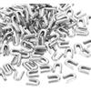 PATIKIL 150Pz 6mm 1/4 Pollici Larghezza Spirale Punte per Stecche per Cucito, Coperture Punte Stecche Corsetto Acciaio Inossidabile 304 per Abiti da Sposa, Tono Argento