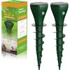 Dufuso Dissuasori per Talpe 2 Pezzi, Dissuasore per Topi, Repellente per Topi, Scaccia Talpe per Scoiattoli di Terra, Serpenti, Visoni, IP65 Impermeabile, Verde