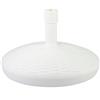 Aktive 61127 - Base per ombrellone da esterno circolare bianca | Resistente all'acqua e al sole | Base per ombrellone con serbatoio acqua o sabbia | Durevole e stabile