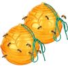 smtfcty 2 trappole per vespe, per esterni, repellente contro vespe e vespe, da appoggiare e appendere, effetto a 360 gradi, diametro 11 x 13 cm, trappola per insetti