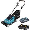 Makita DLM382PT2 Tosaerba Batteria LXT 2x18V 38cm 40L 2x5Ah