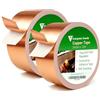 EVG Nastro Anti-lumache, in Rame, 24 mm x 12 m, per Il Controllo dei parassiti Umani (2 Rotoli)