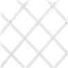 VERDELOOK Traliccio Estensibile in plastica, 100x100 cm, Bianco, Decorazioni terrazza