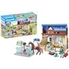 PLAYMOBIL Horses of Waterfall 71352 Stalla con Veterinario, guarigione Rapida degli Animali Malati Grazie a Phil, Giocattolo sostenibile per Bambini dai 5 Anni in su