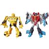 Transformers - Heroes and Villains, confezione da 2 con Bumblebee e Starscream, action figure da 17,5 cm