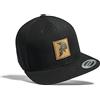 Baddery cap: Sparta (con Toppa in Pelle) - Flexfit Classic Snapback Basecap - Spartano - Berretto - Cappello Regalo - Urban Streetwear - Fitness Gym - Esercito Army Casco Elmo (One Size)