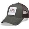 Amplified Cappellino da baseball Trucker con chiusura a scatto regolabile, traspirante