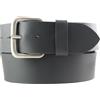 BELTINGER Cintura jeans in pelle bovina 5 cm | Cintura in pelle da uomo 50 mm | Ampia cintura da uomo in vera pelle, 120 cm (Gesamtlänge 135 cm)