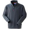 Generico Rossini HH192 Grabby Felpa da Lavoro Unisex 100% Cotone Collo Alto Chiuso con Cerniera parasudore Interno Polsi Fascia girovita in Maglia (IT, Testo, S, Regular, Regular, Grigio)