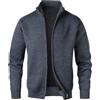 OlyljpinZ Cardigan da Uomo Lavorato a Maglia Maglione Foderato in Pile Giacca in Maglia a Maniche Lunghe Addensato Autunno e Inverno Sweater Caldo Classico Felpa Casual Cappotti Cappotto
