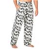 Disney Pantaloni Pigiama Uomo Adolescenti Morbido Confortevole Pantaloni Cotone con Tasche Abbigliamento da Casa Idee Regalo (L, Bianco/Nero Jack)
